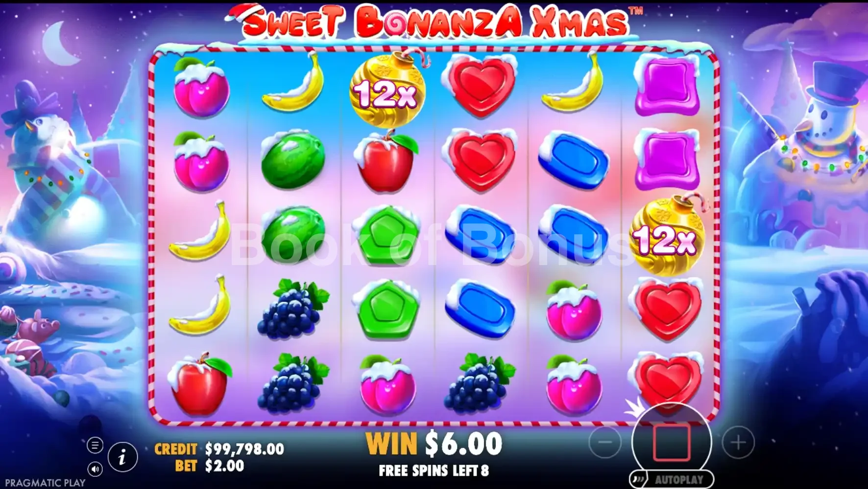 Tours gratuits Sweet Bonanza Xmas