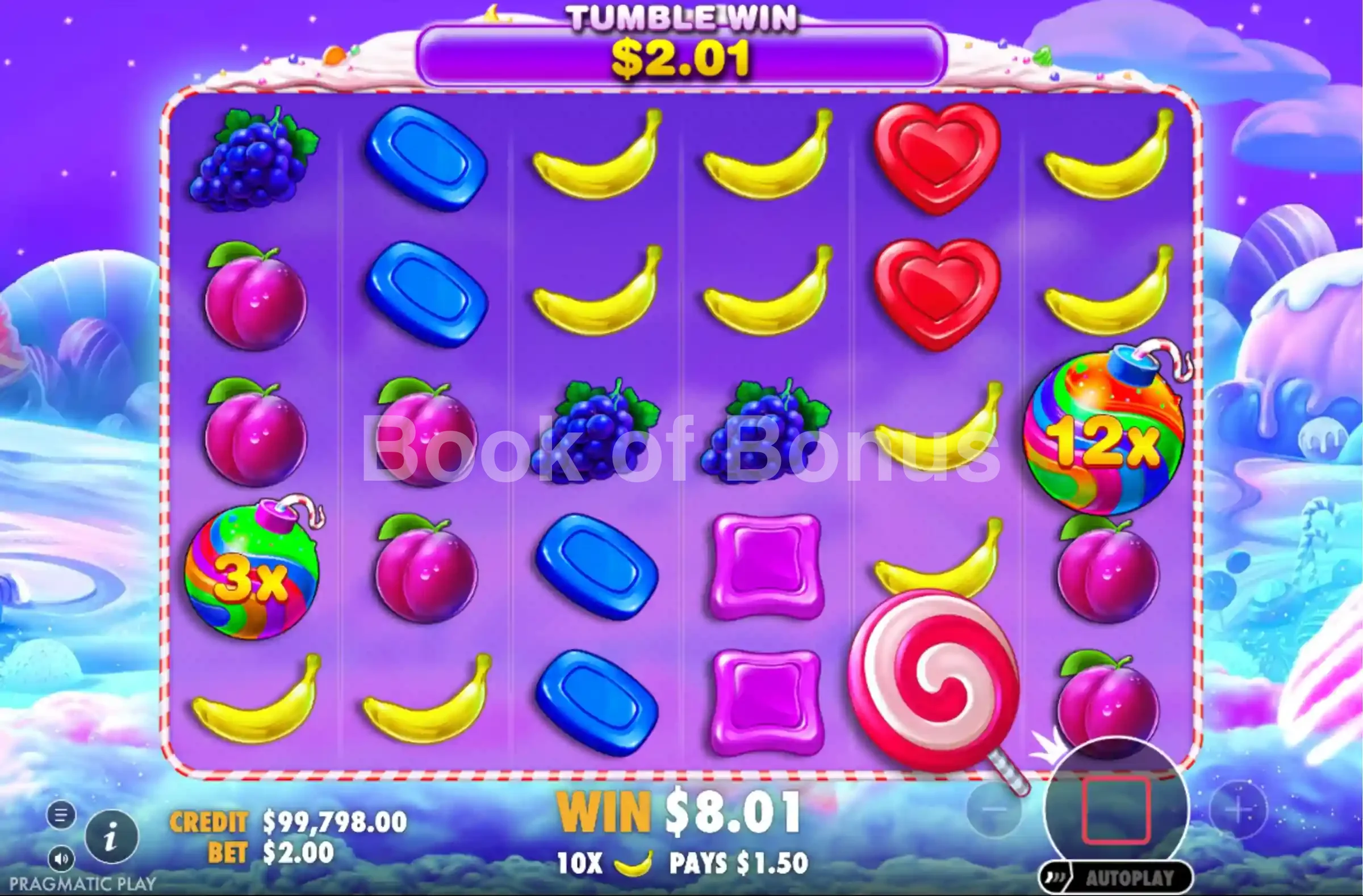 Tours gratuits Sweet Bonanza