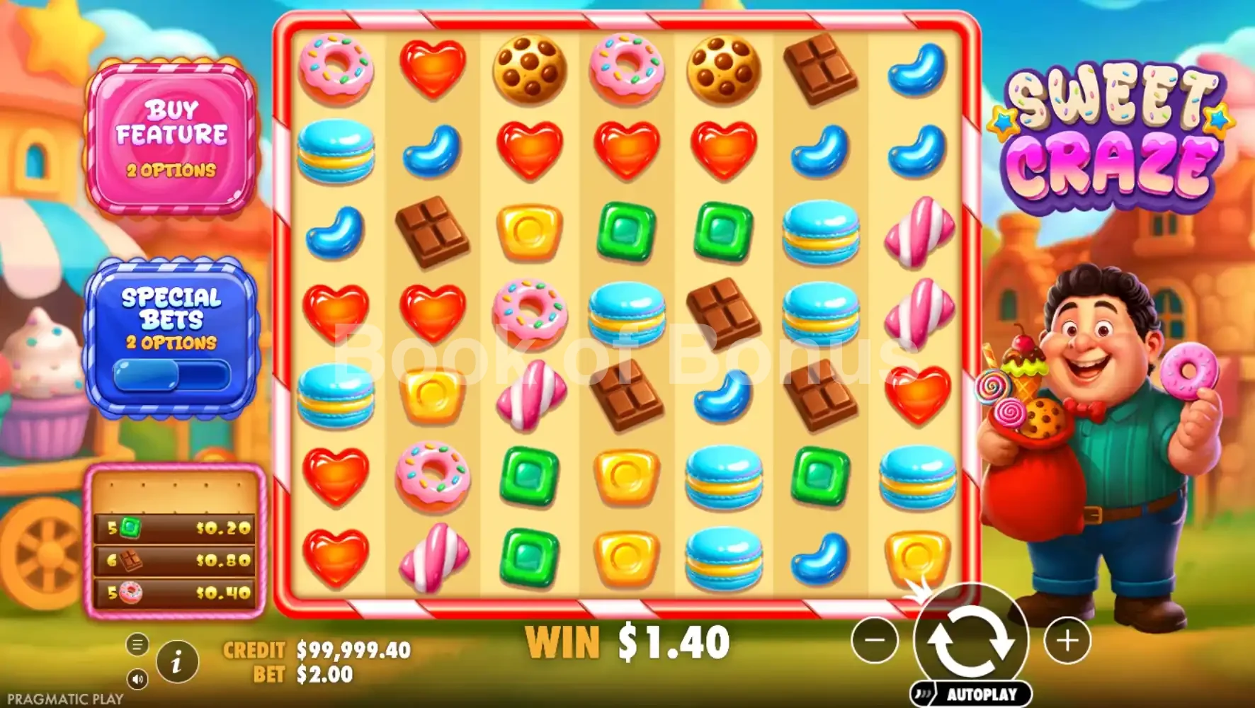 Jeu de base Sweet Craze