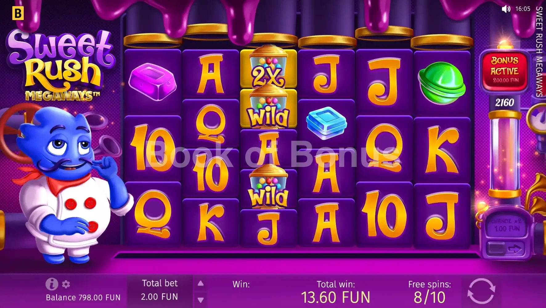 Sweet Rush Megaways par BGaming - tours gratuits