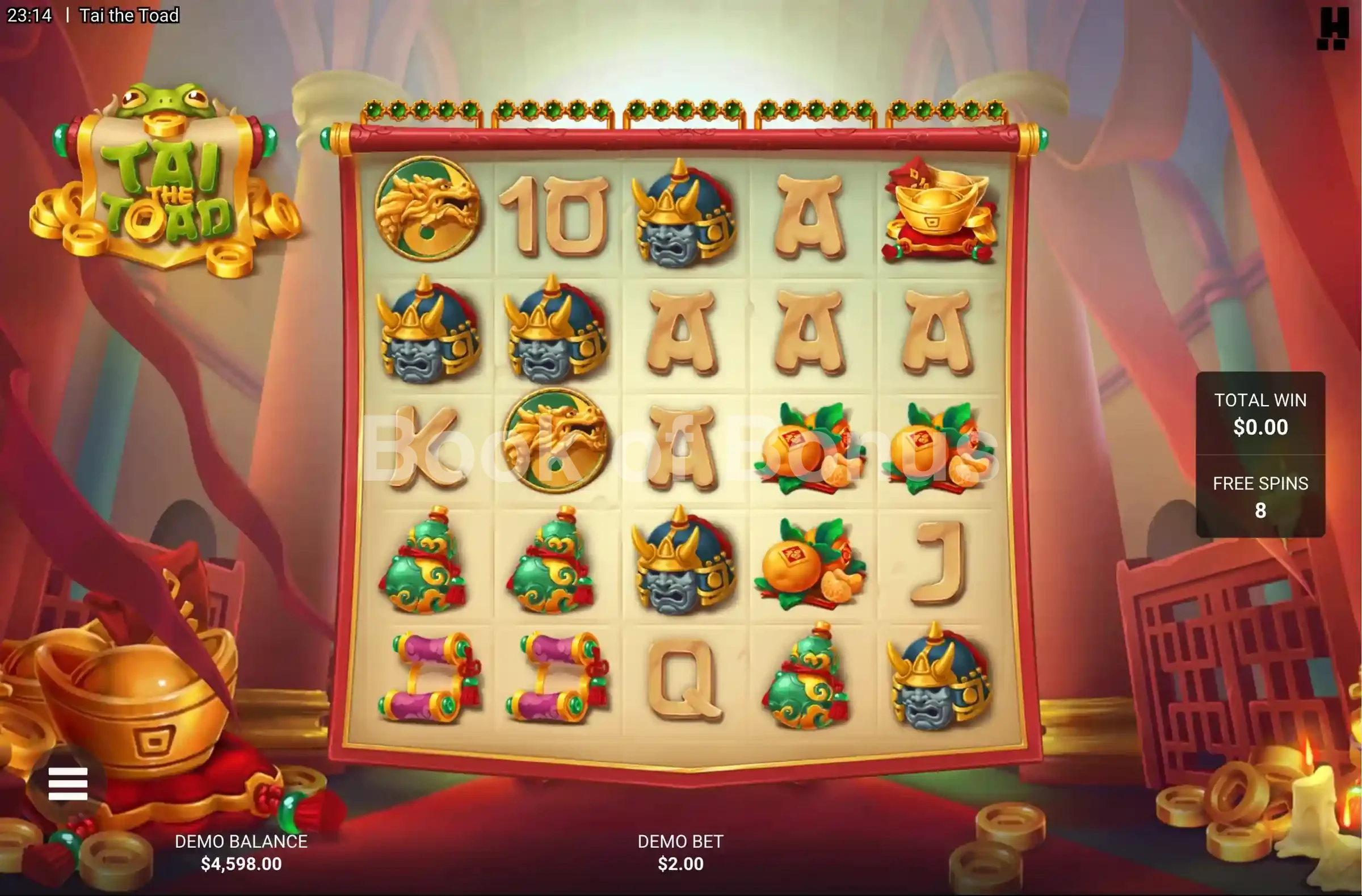 Tai The Toad par Hacksaw Gaming - tours gratuits