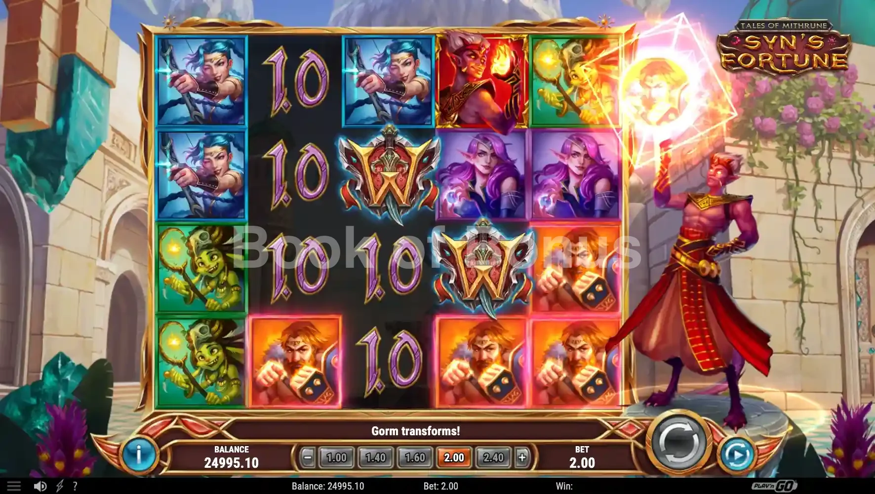 Tales of Mithrune Syn's Fortune par Play'n GO - base game 2