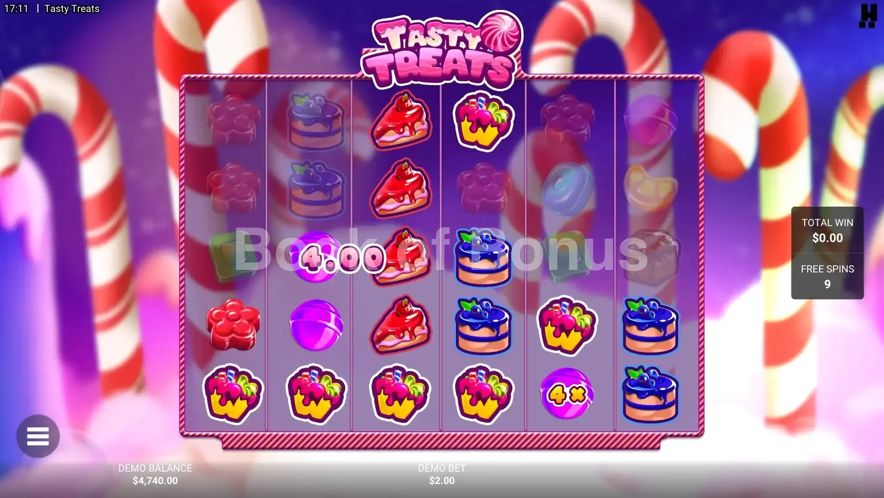 Tasty Treats par Hacksaw Gaming - tours gratuits