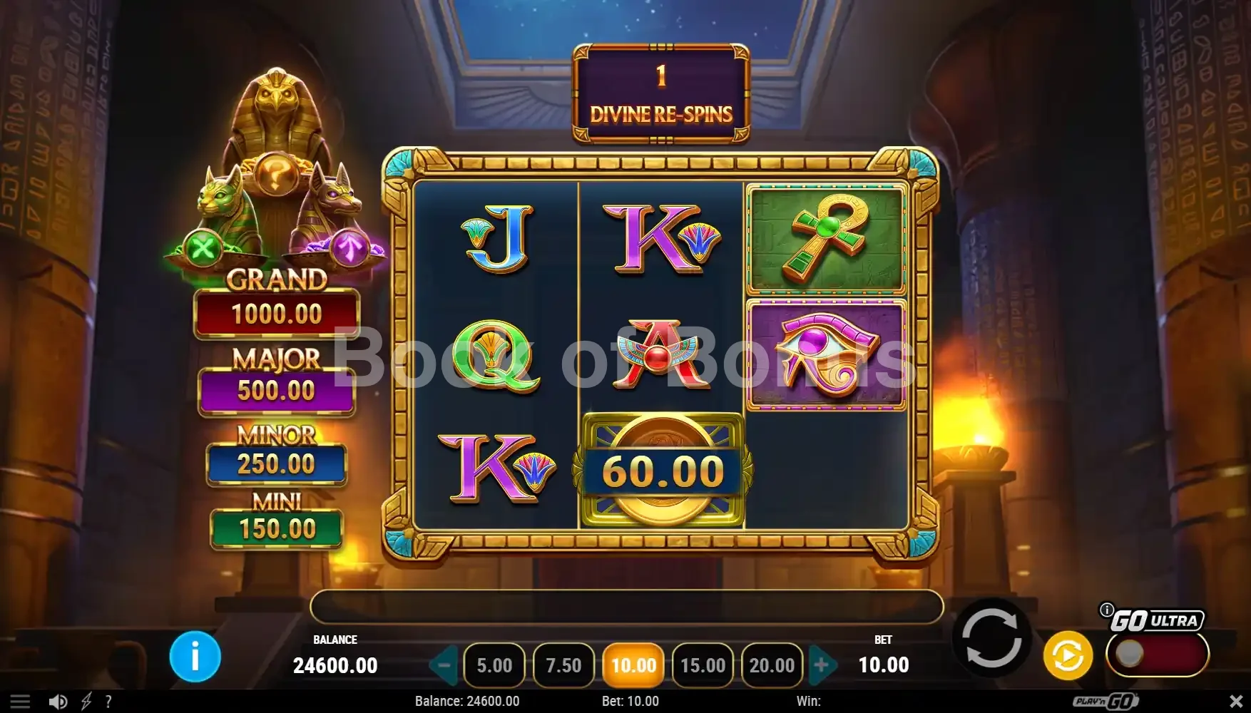Temple of Three par Play'n GO - respins 2