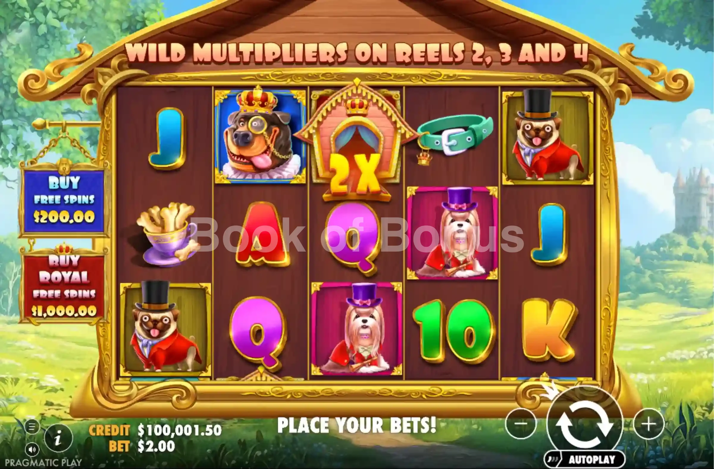 Jeu de base The Dog House Royal Hunt