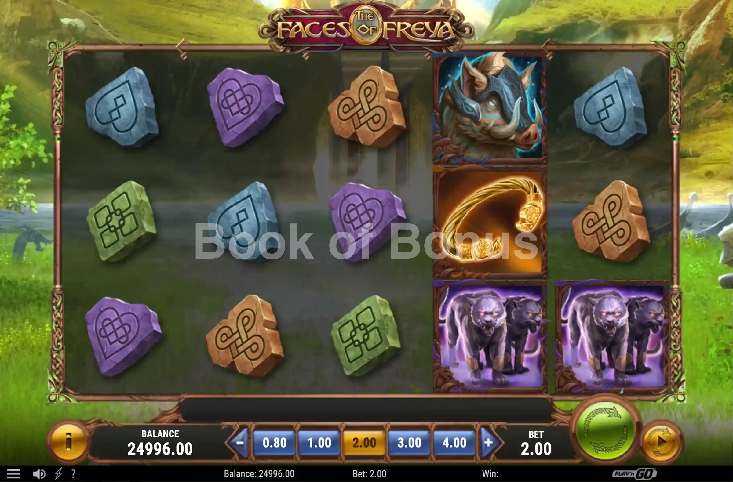 The Faces of Freya par Play'n GO - base game 2