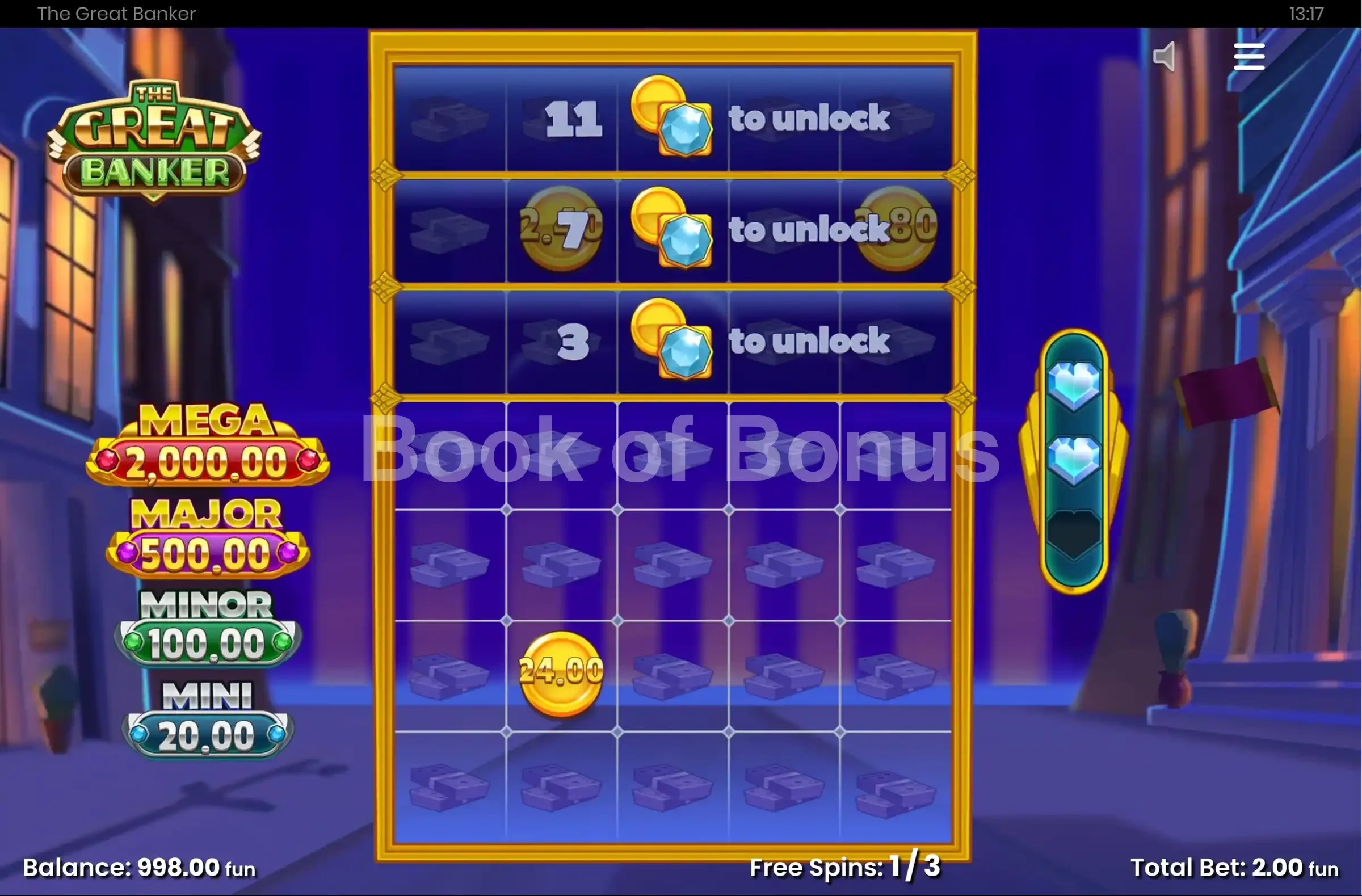 The Great Banker par Push Gaming - tours gratuits