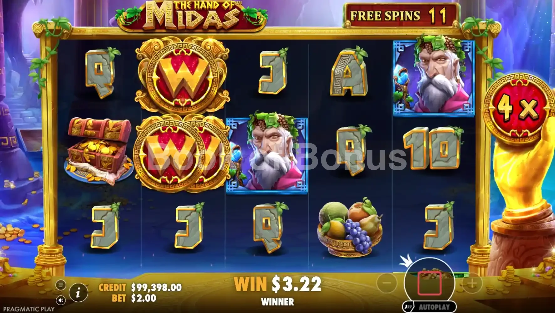 The Hand of Midas par Pragmatic Play - tours gratuits