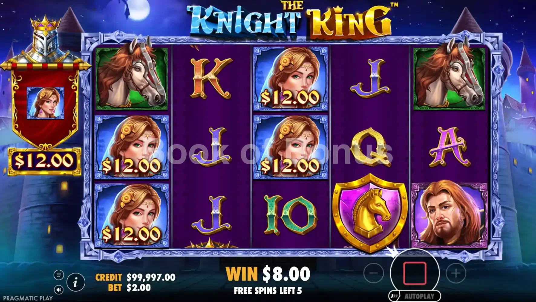 The Knight King par Pragmatic Play - tours gratuits