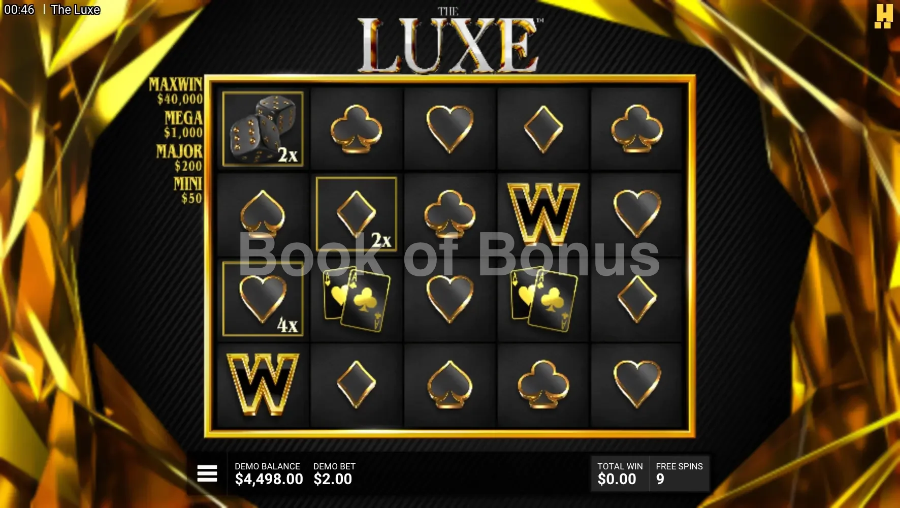 The Luxe par Hacksaw Gaming - tours gratuits