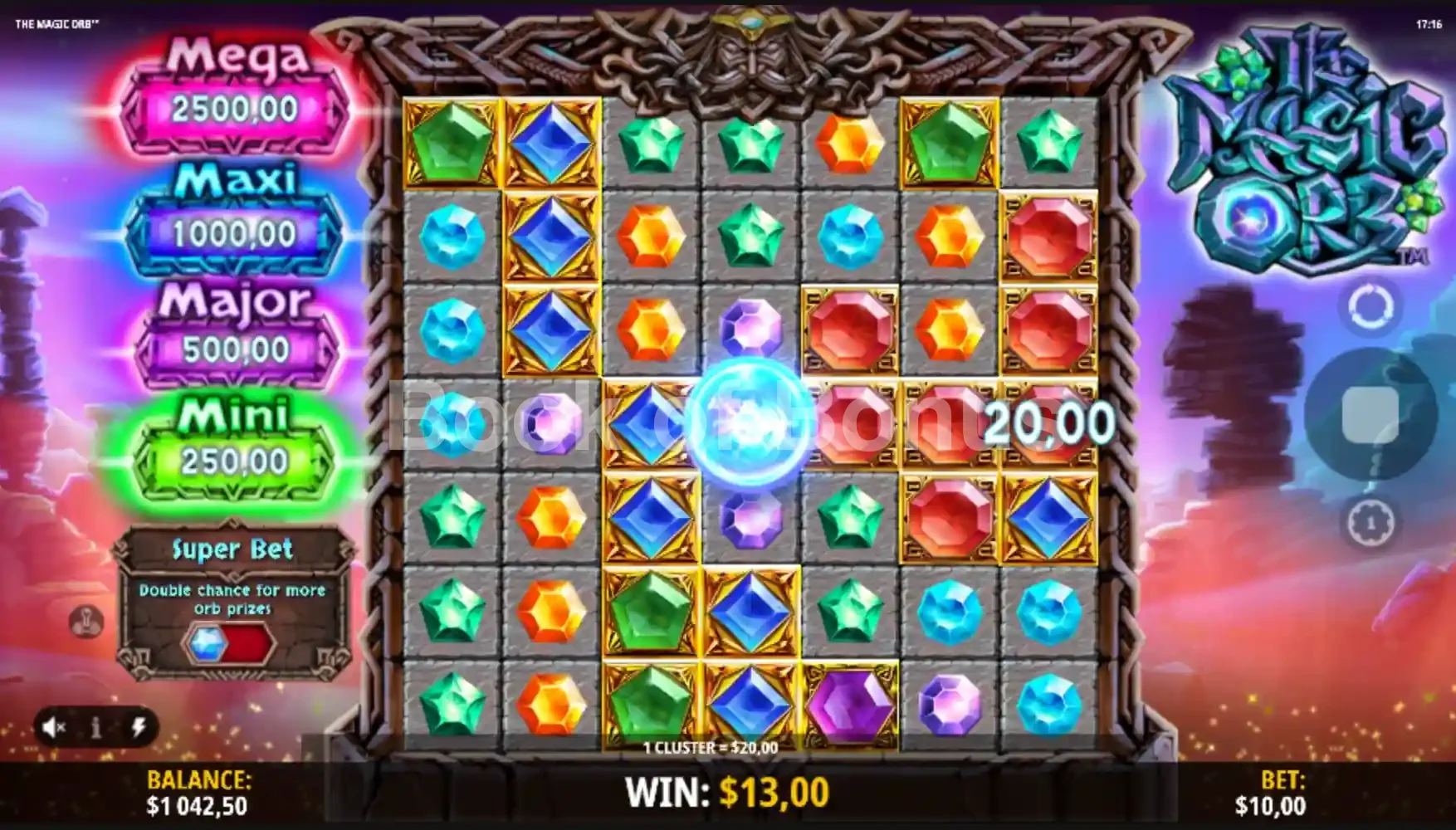 The Magic Orb Hold & Win par iSoftBet - spin result