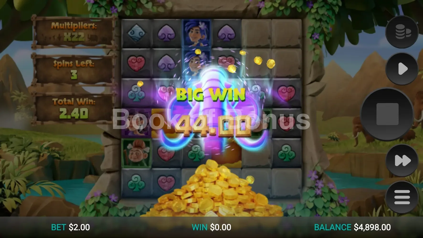 The Tumbles par Relax Gaming - gros gain