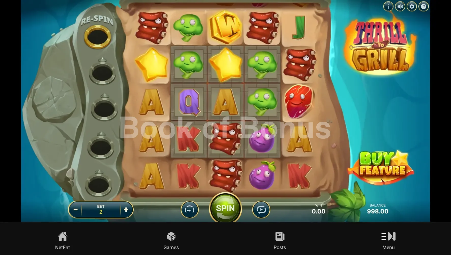 Jeu de base Thrill to Grill
