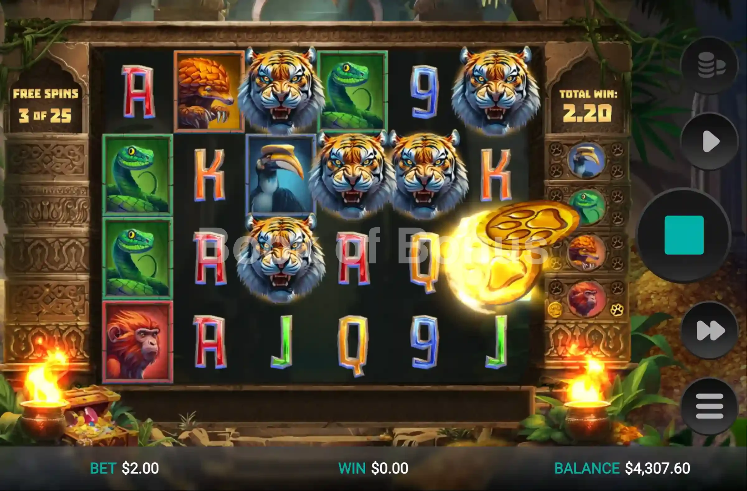 Tiger Shrine par Relax Gaming - tours gratuits