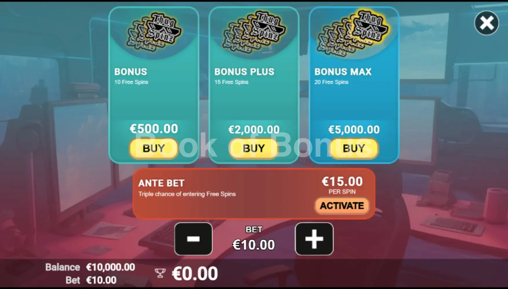Tik Talkers par Avatar UX - menu d'achat de bonus et options