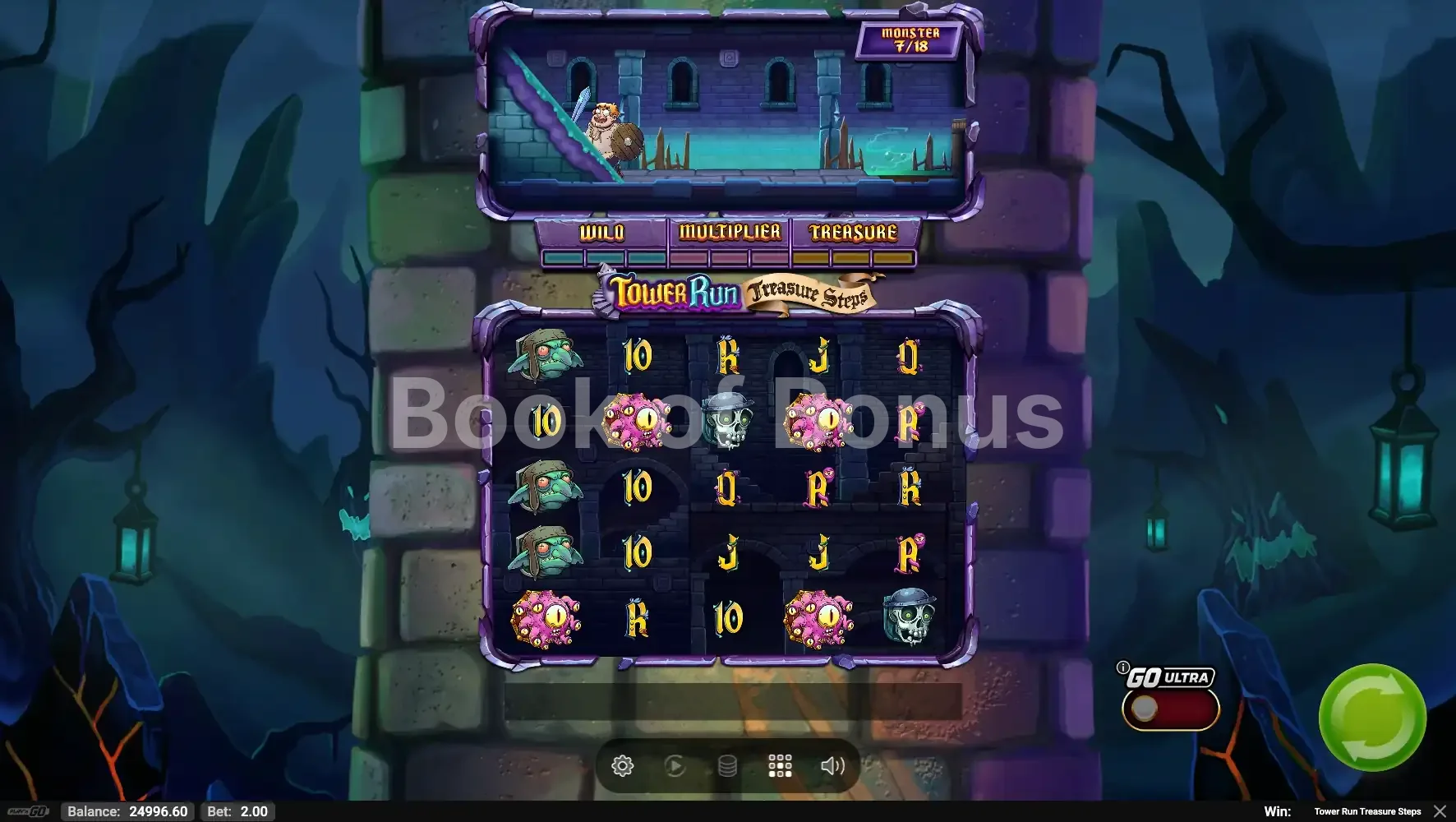 Tower Run Treasure Steps par Play'n GO - base game 2