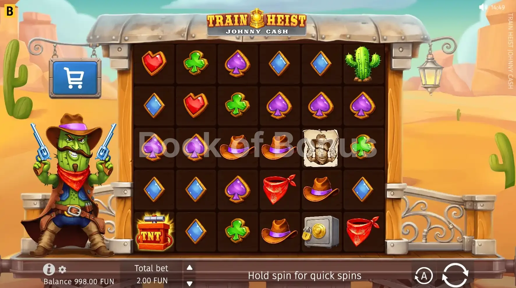 Jeu de base Train Heist Johnny Cash