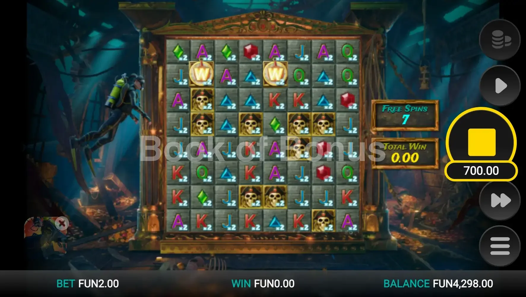Tours gratuits Treasure Tumble