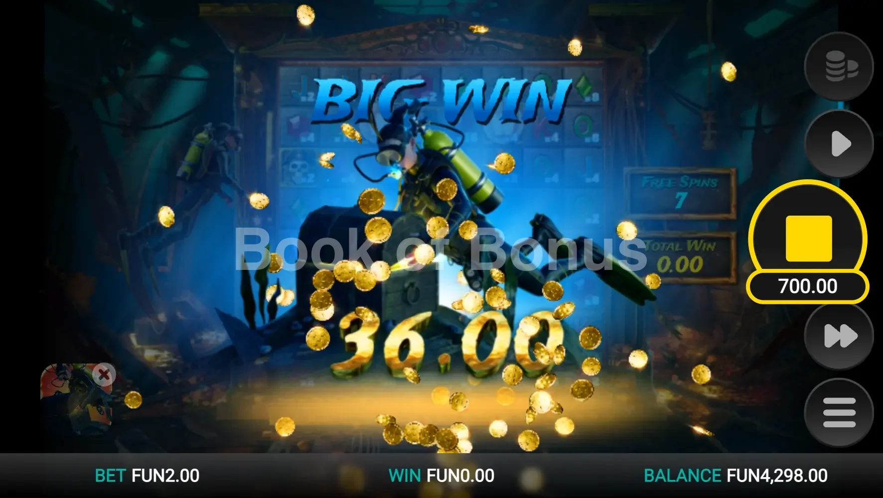 Gros gain Treasure Tumble