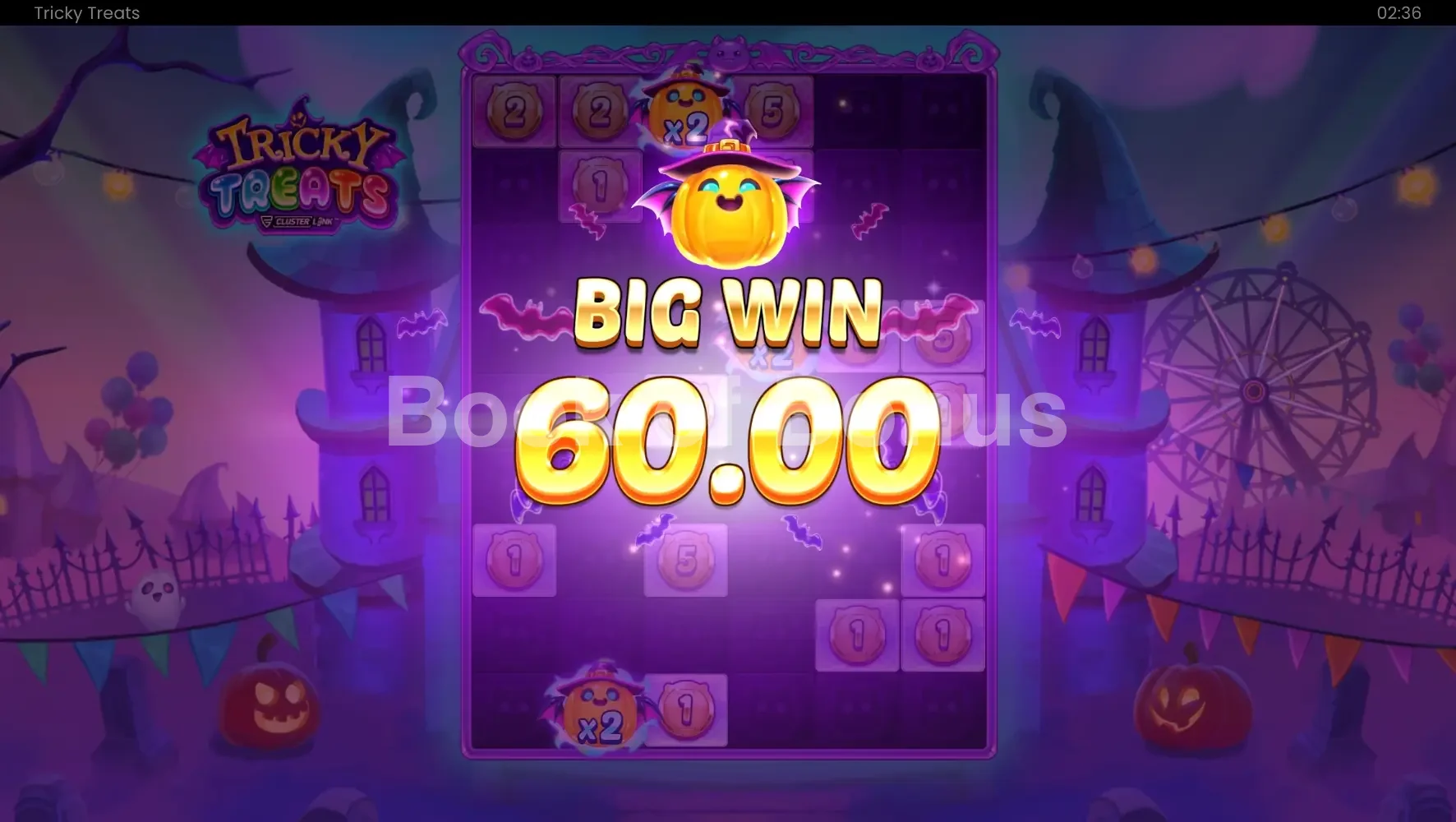 Gros gain sur Tricky Treats