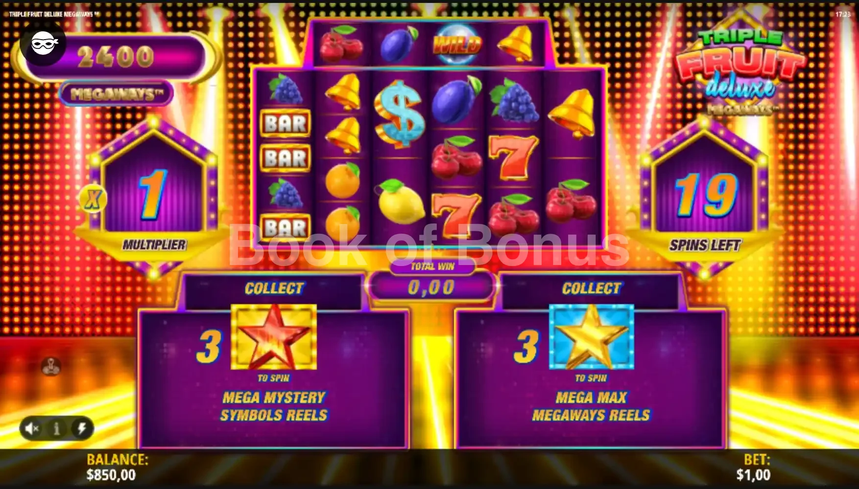 Triple Fruit Deluxe Megaways par iSoftBet - tours gratuits