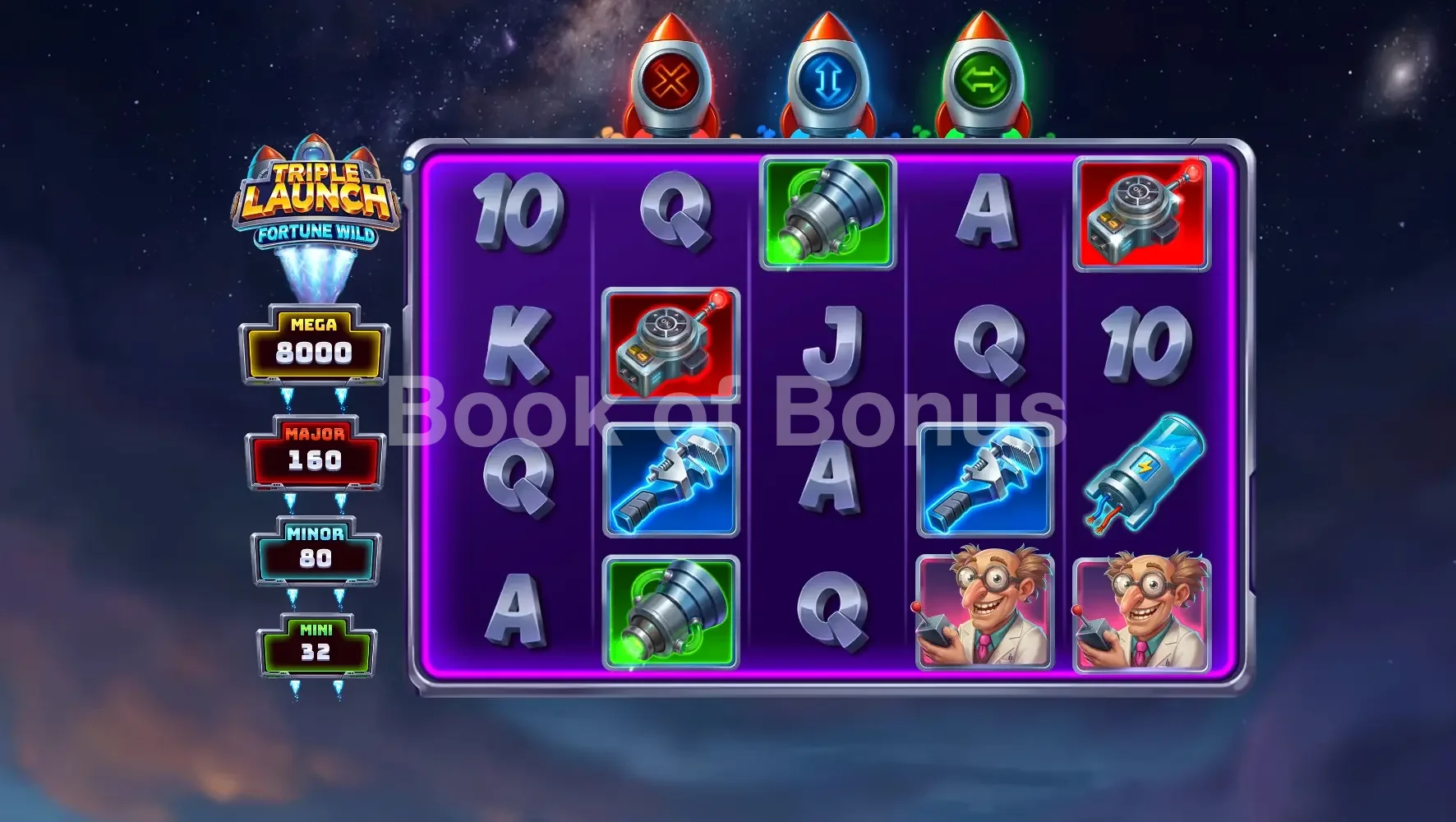 Triple Launch Fortune Wild par Play'n GO - base game 3