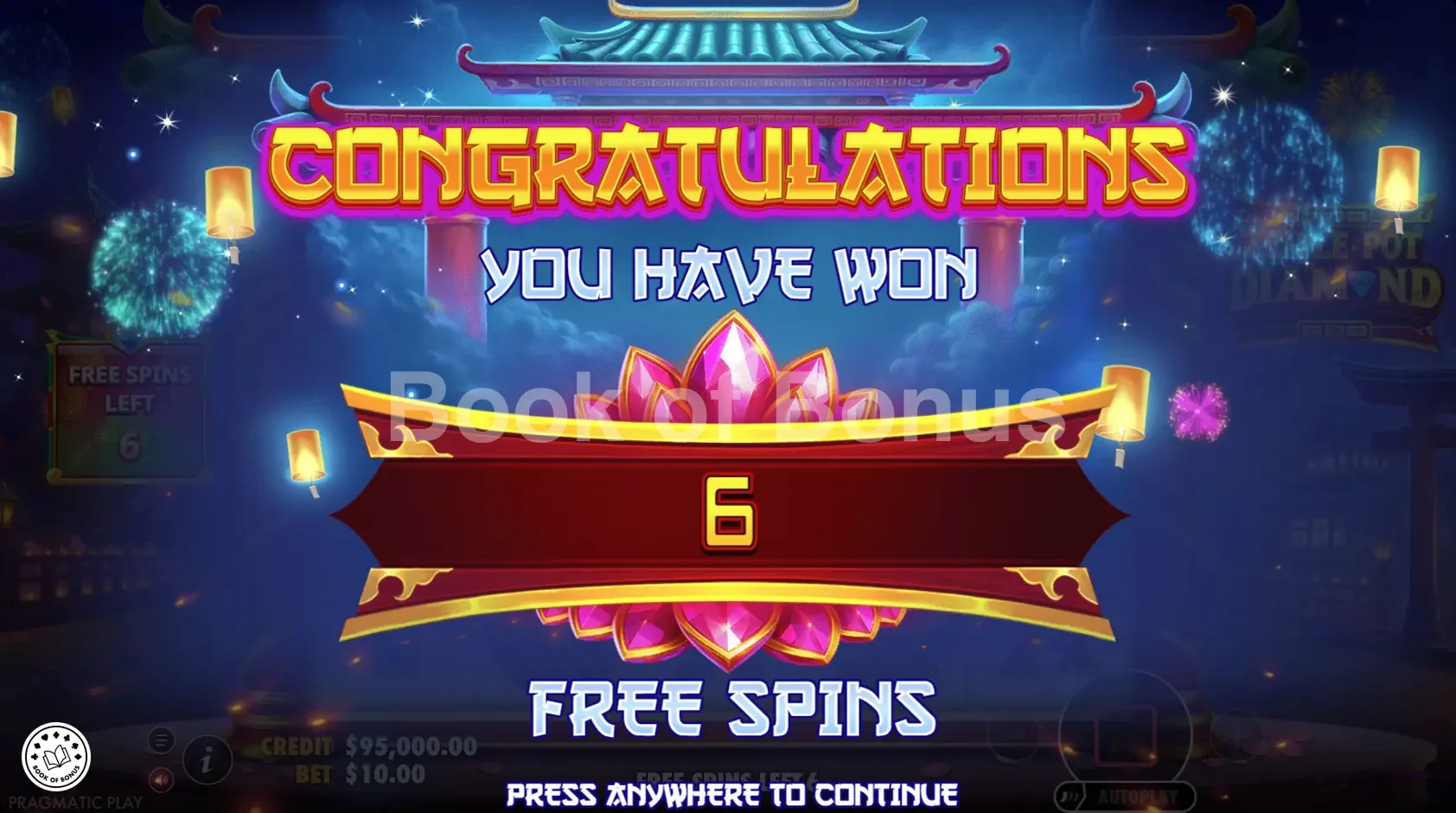 Triple Pot Diamond par Pragmatic Play - tours gratuits
