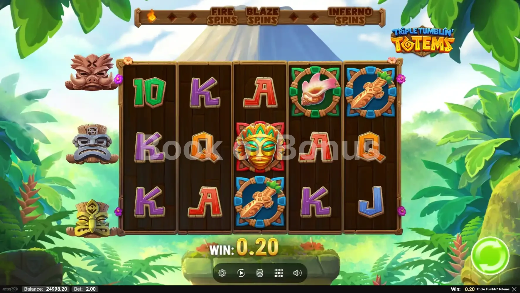 Jeu de base Triple Tumblin' Totems