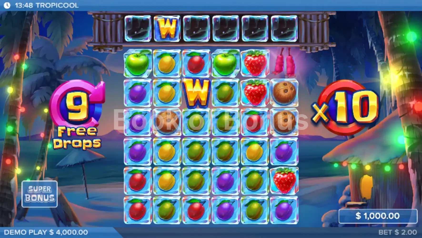 Tropicool par ELK Studios - tours gratuits