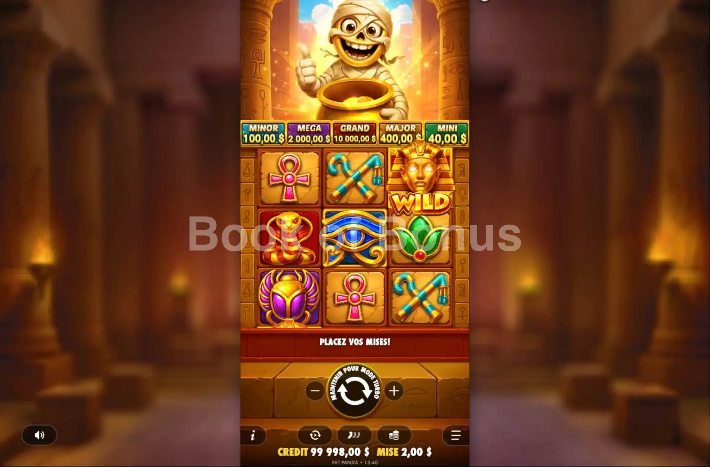 Jeu de base Tut's Treasure Tower