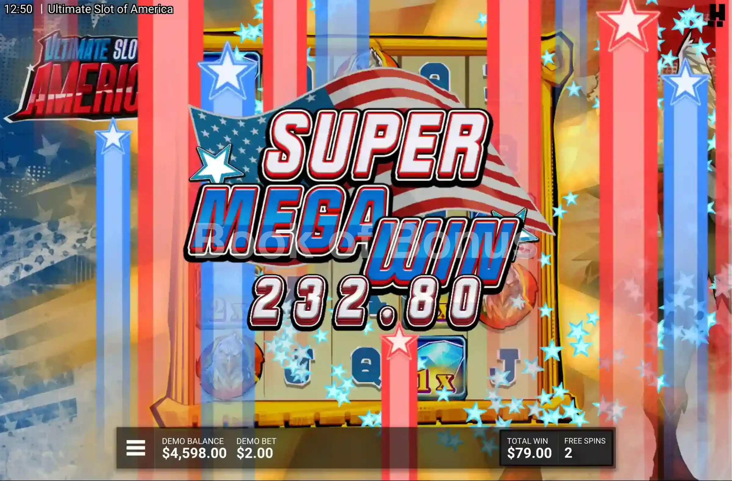 Ultimate Slot of America par Hacksaw Gaming - gros gain