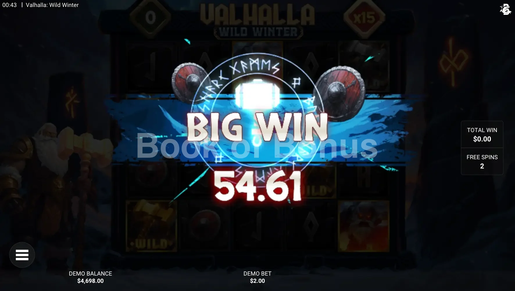 Valhalla Wild Winter par Hacksaw Gaming - gros gain
