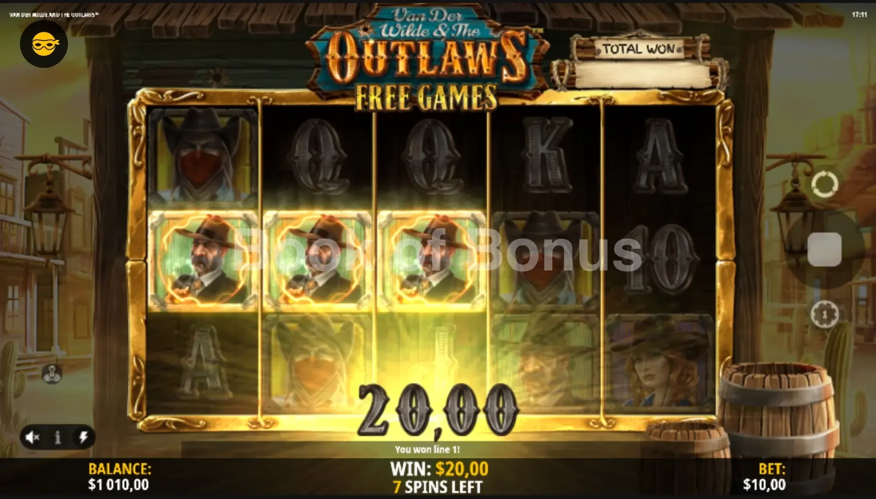 Van Der Wilde & The Outlaws par iSoftBet - tours gratuits