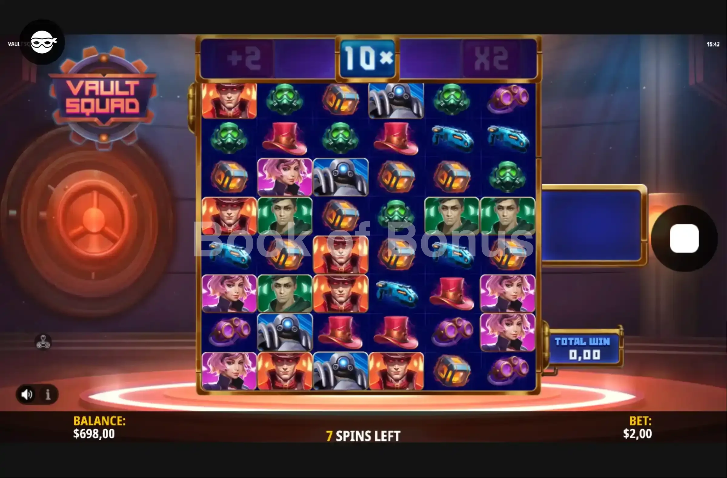 Vault Squad par iSoftBet - tours gratuits