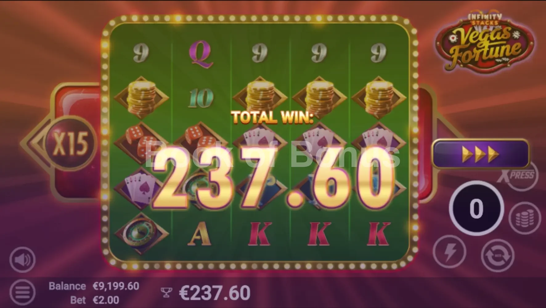 Vegas Fortune par Avatar UX - gros gain