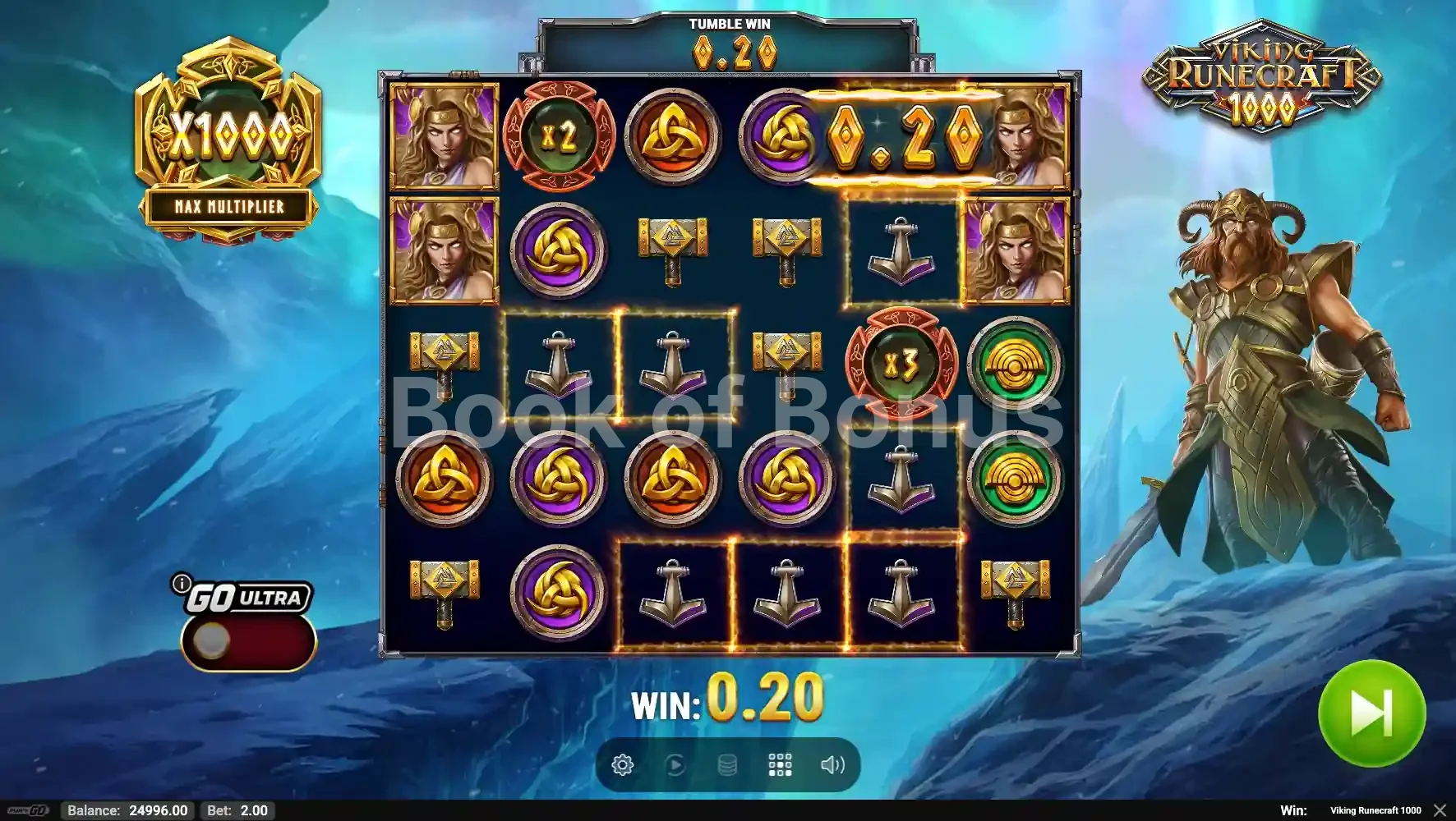 Viking Runecraft 1000 par Play'n GO - base game 2