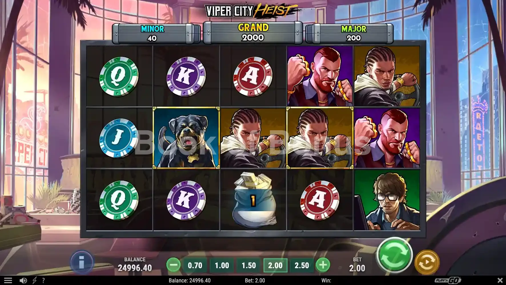 Viper City Heist par Play'n GO - base game 2