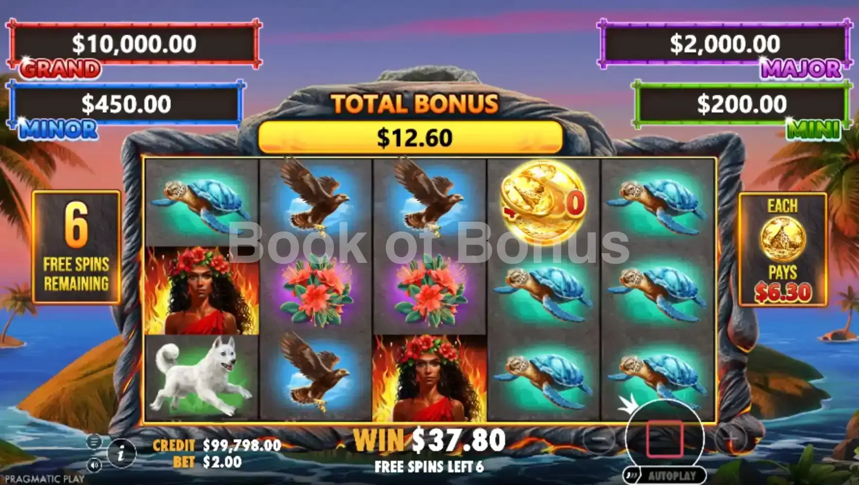 Volcano Goddess par Pragmatic Play - tours gratuits