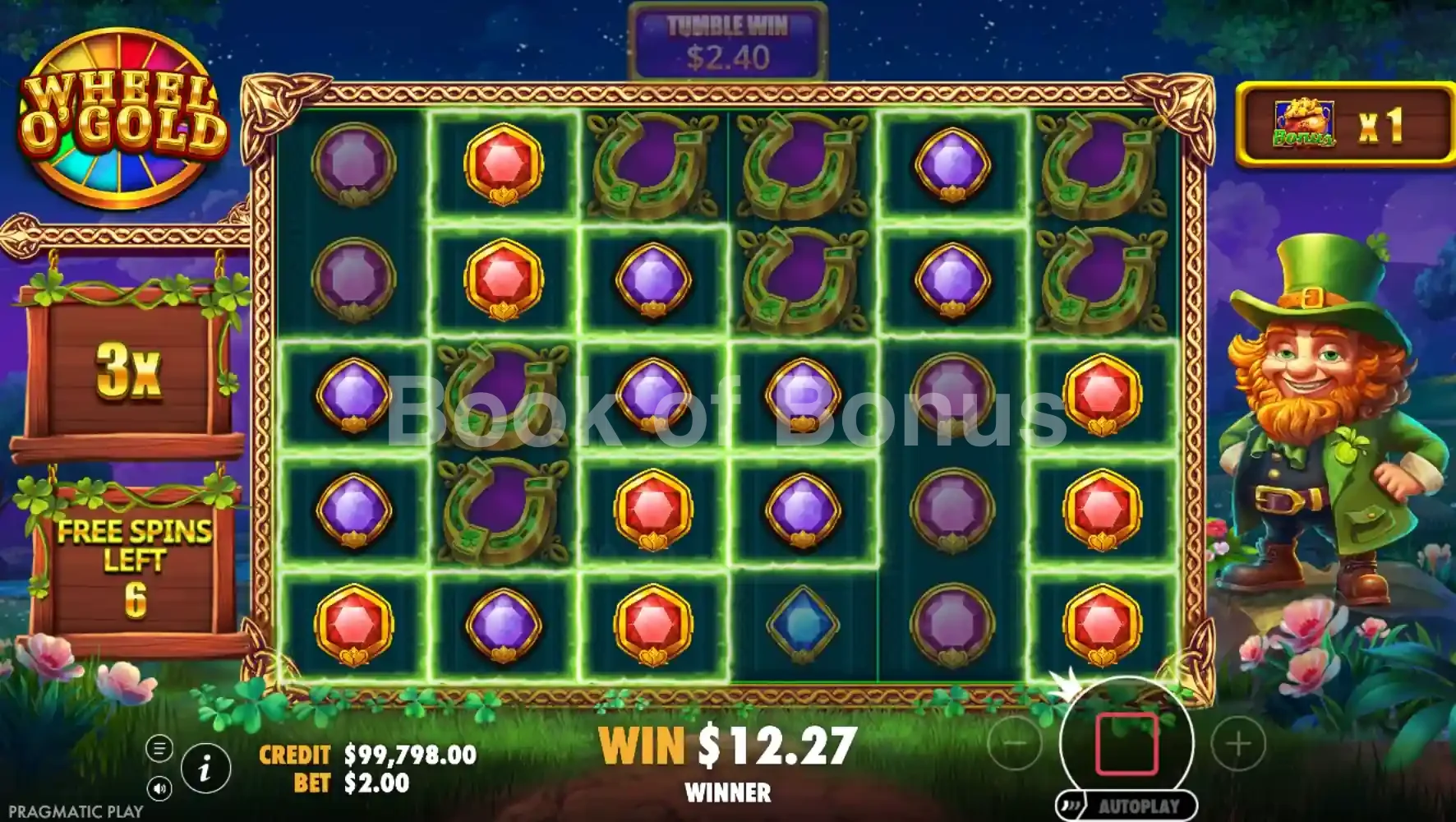 Wheel O'Gold par Pragmatic Play - tours gratuits
