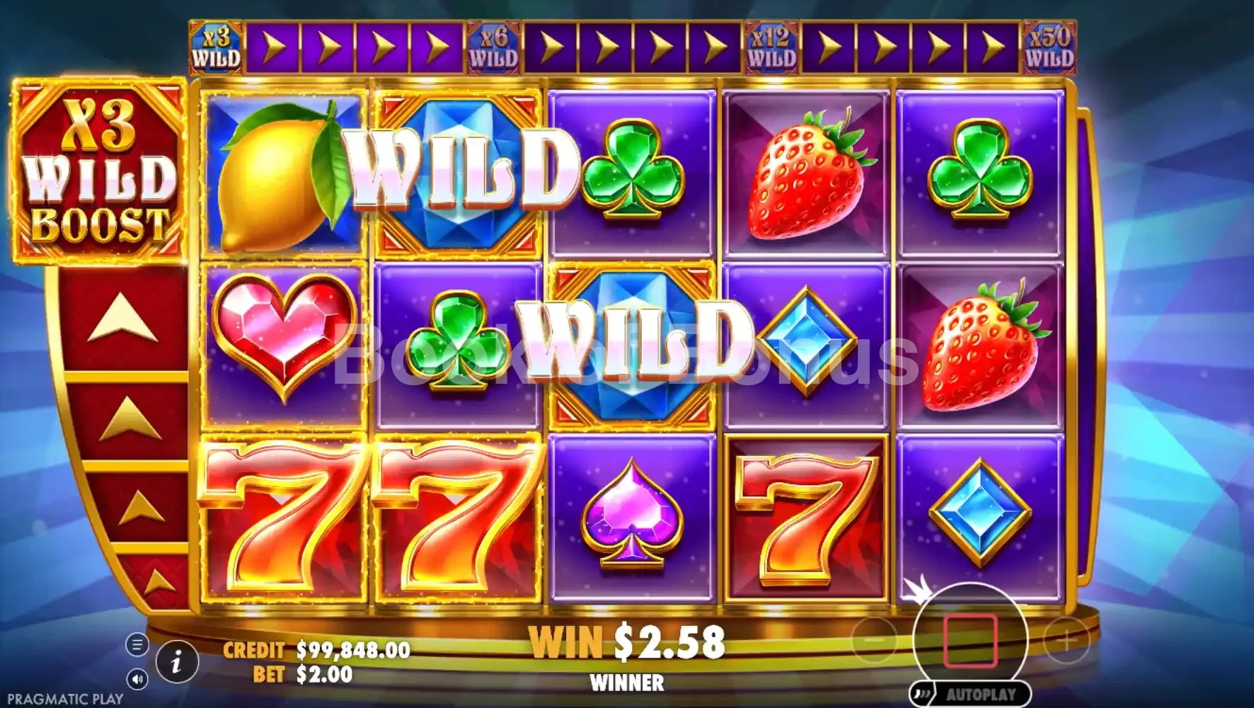 Wild Booster par Pragmatic Play - tours gratuits
