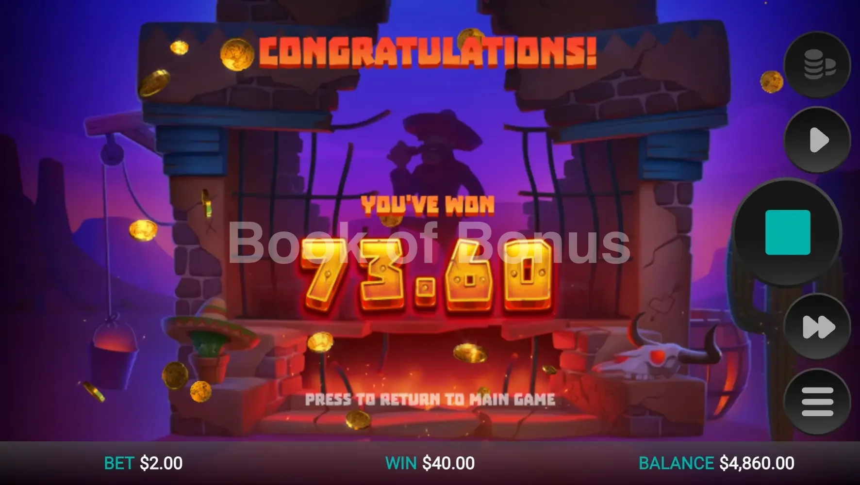 Wild Chapo 2 par Relax Gaming - gros gain