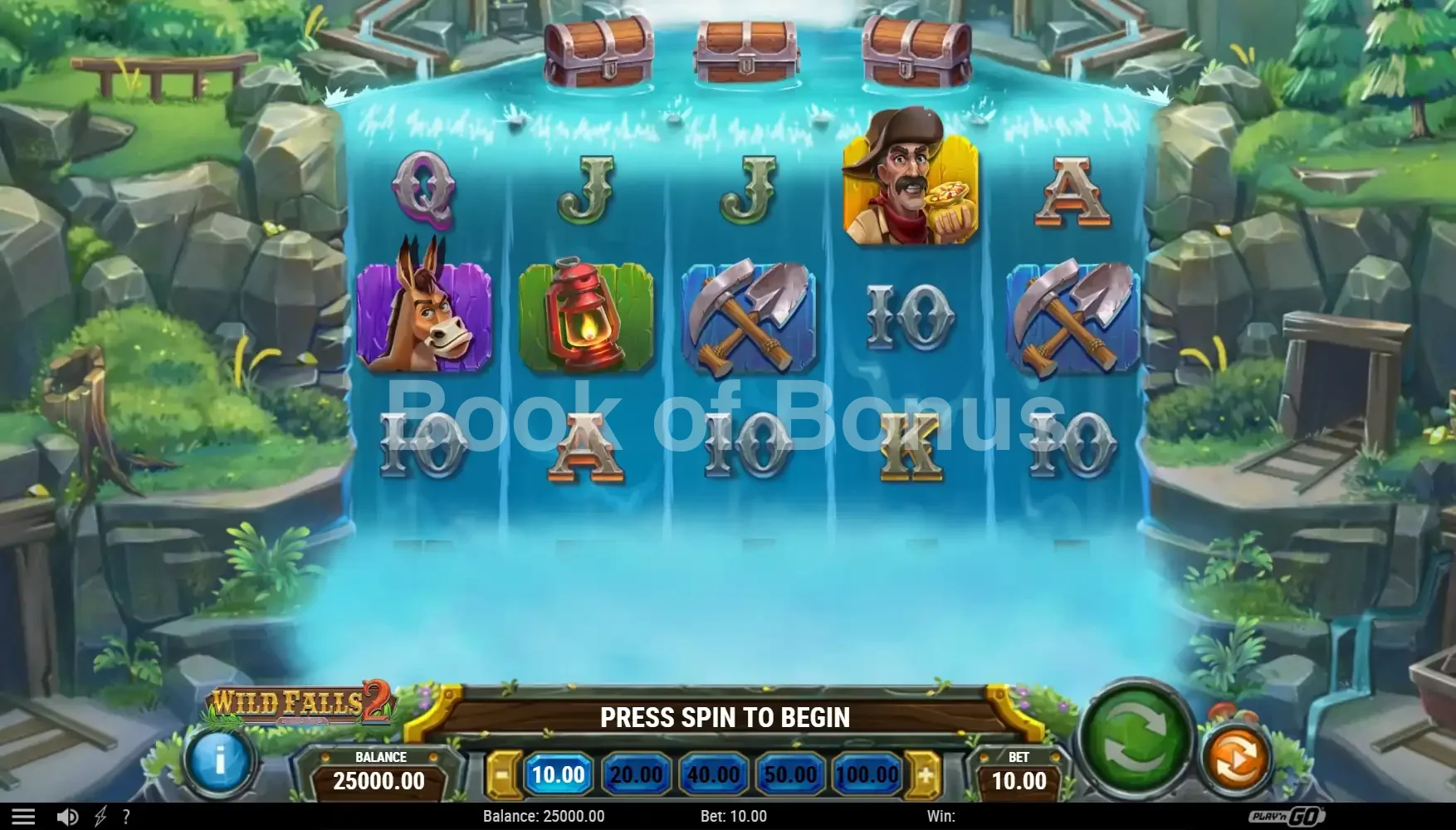 Jeu de base Wild Falls 2