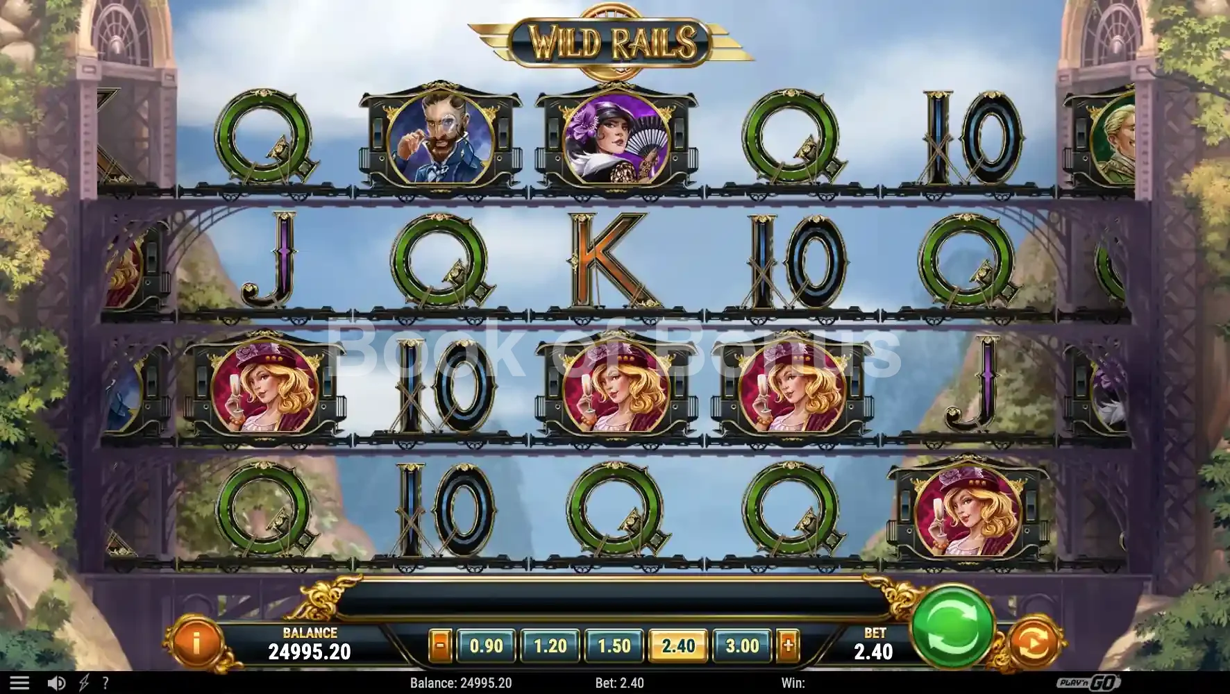Wild Rails par Play'n GO - base game 2