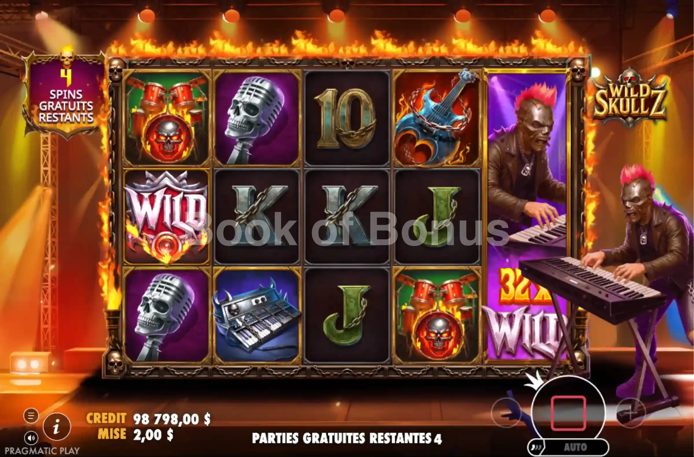 Wild Skullz par Pragmatic Play - tours gratuits