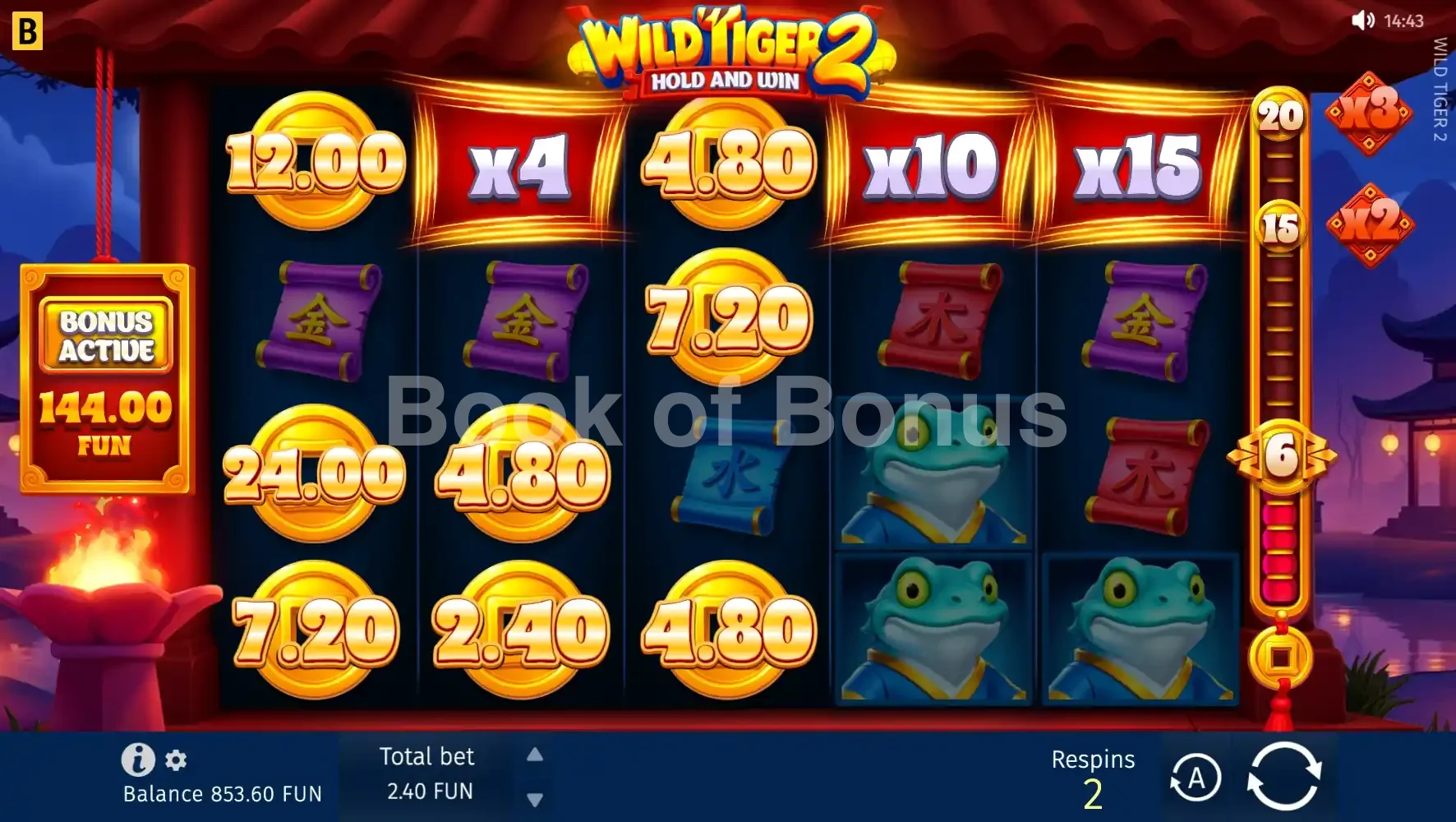 Wild Tiger 2 par BGaming - tours gratuits