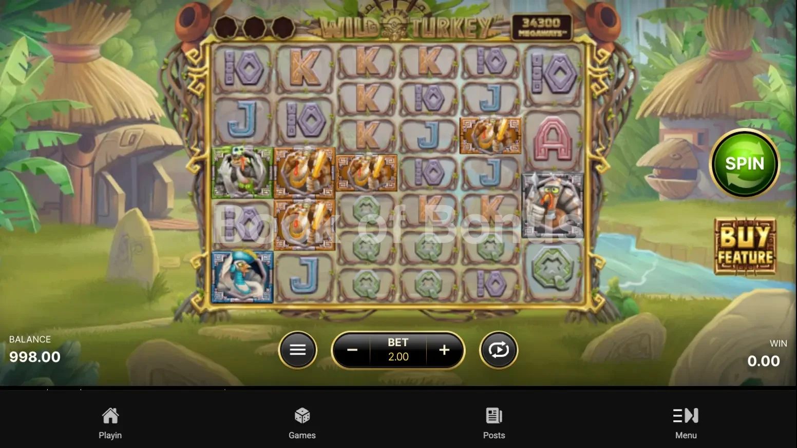 Wild Turkey Megaways par NetEnt - jeu de base et disposition des rouleaux