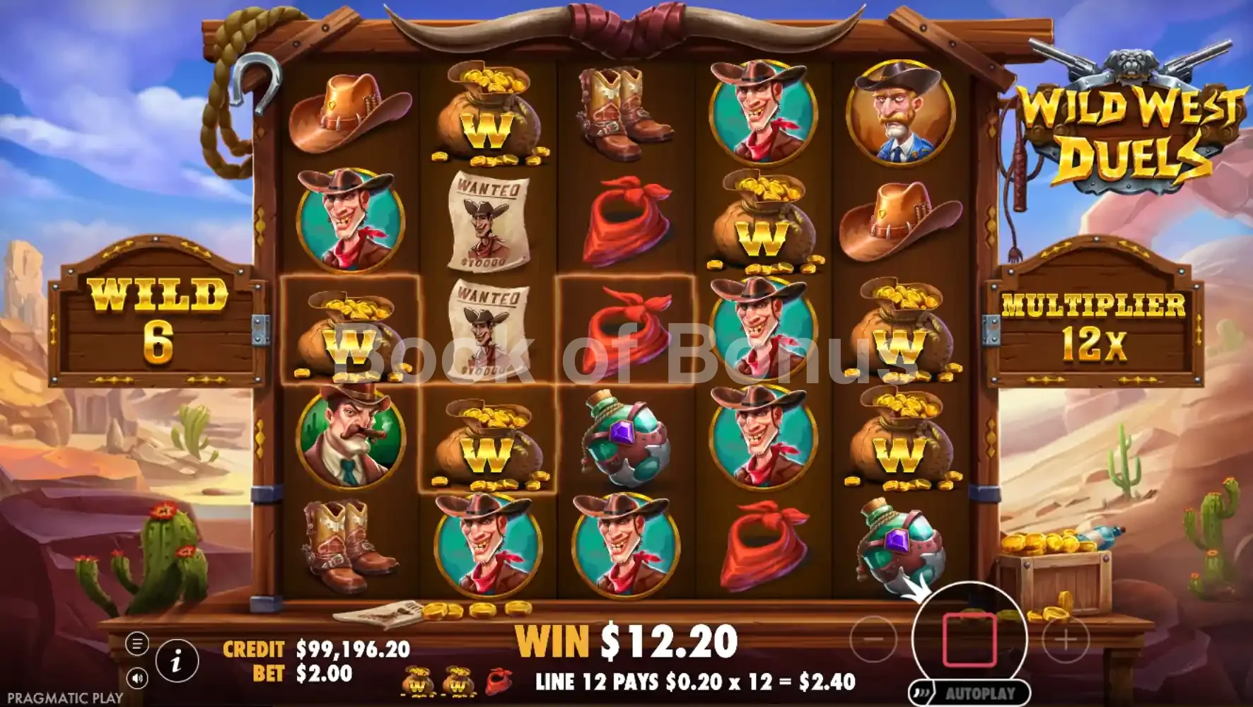 Wild West Duels par Pragmatic Play - tours gratuits