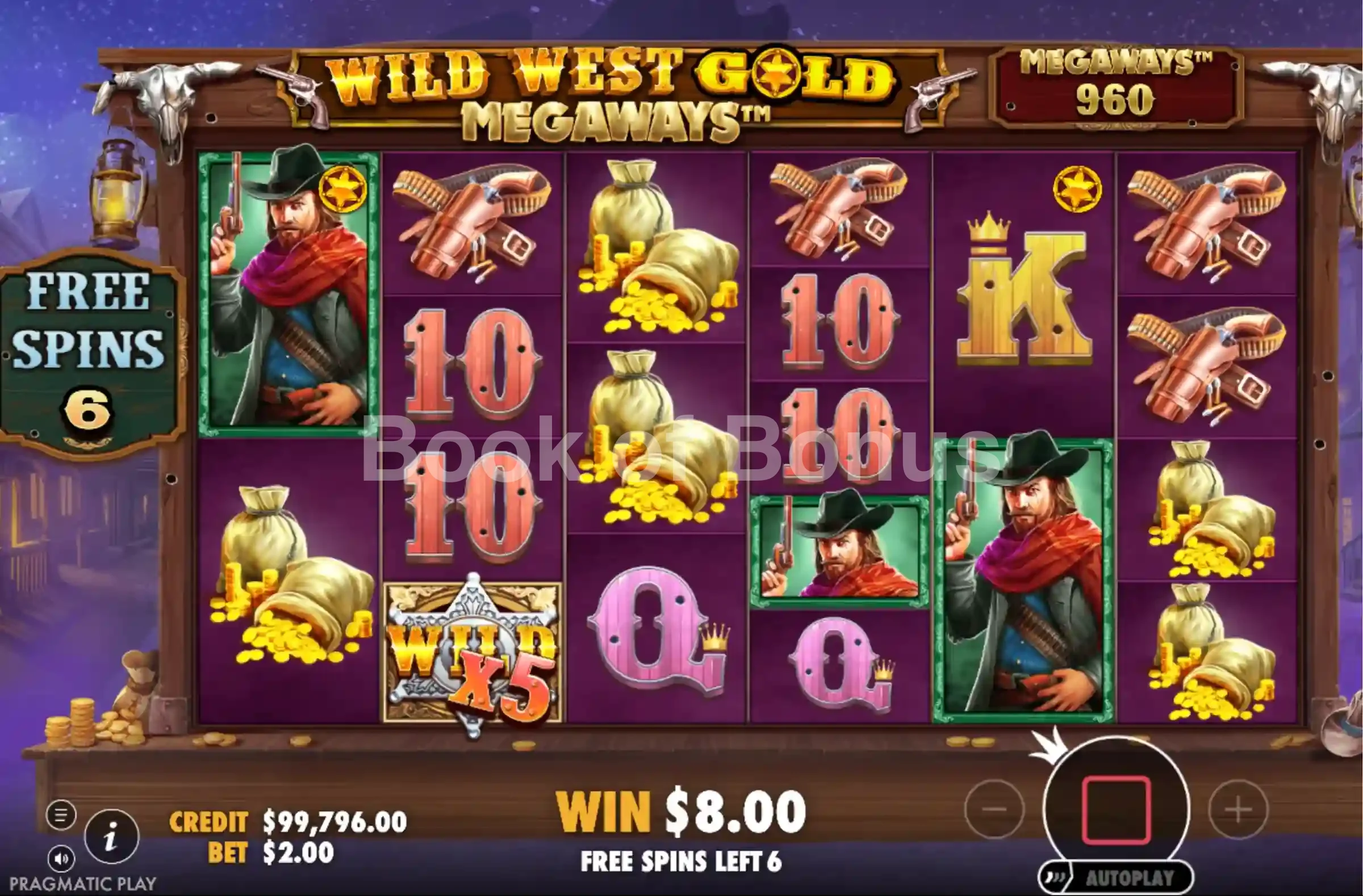 Tours gratuits Wild West Gold Megaways