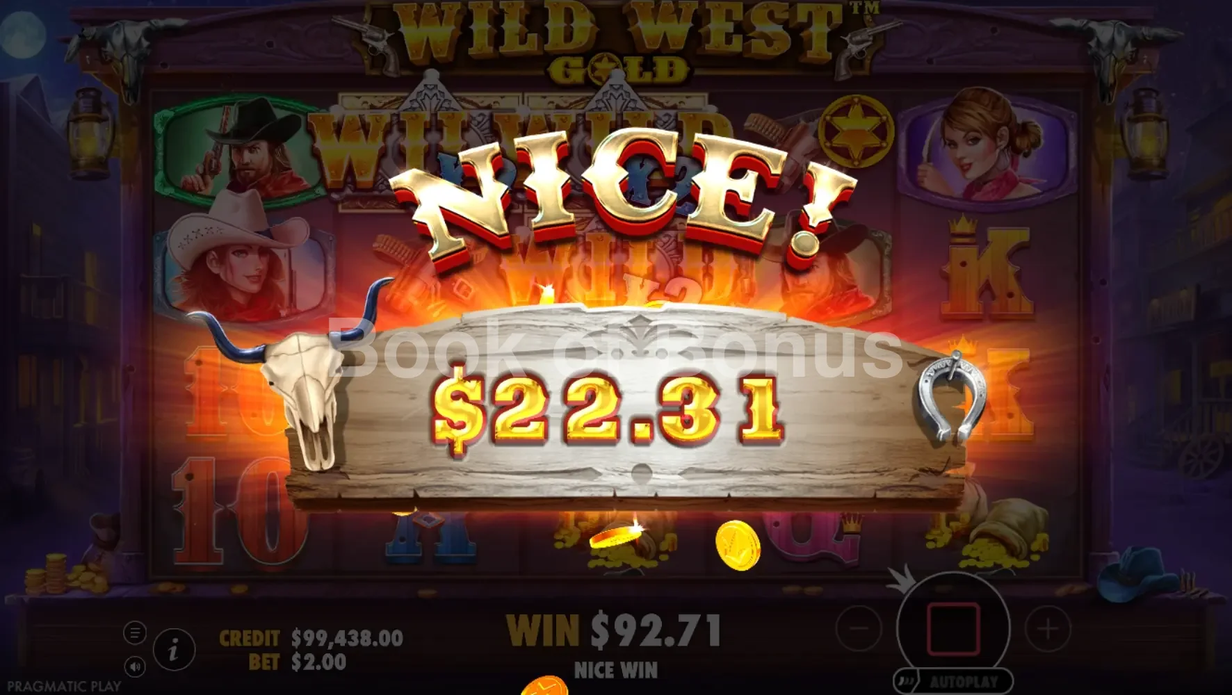 Wild West Gold par Pragmatic Play - gros gain