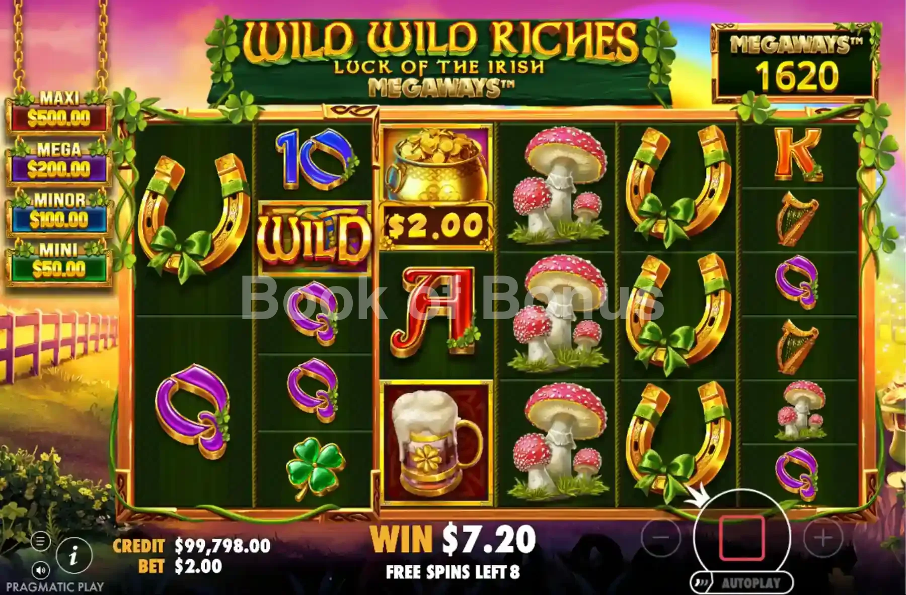 Wild Wild Riches Megaways par Pragmatic Play - tours gratuits